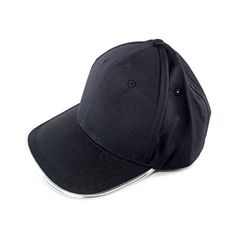 Glovion Fashion LED Light Up Baseball Hat Glow Party Cap - Blue - Thumbnail 3