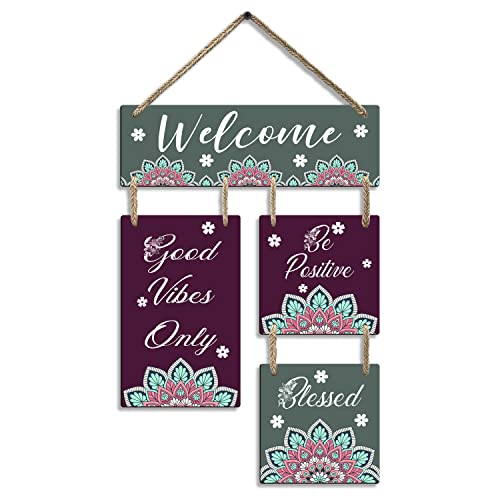 Sehaz Artworks Home Decor Items for Living Room | Wooden Wall Hangings for Home Decorative Items | Room Decor Wall Decor Items for Bedroom | Items Stylish|Wall Items for Living Room- 4-0025