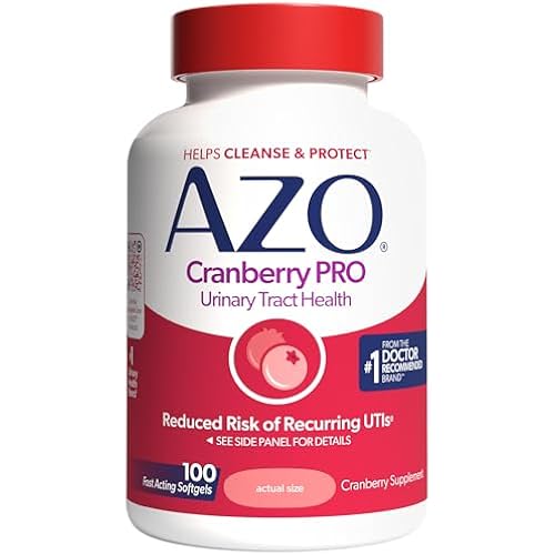 AZO Pro Strength Cranberry Supplement Pills for Women, 600mg, 100 Softgels