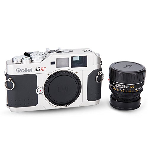 Image of JJC 2-Pack Body Cap & Rear Lens Cap Cover for Leica M Mount Camera and Lens | for Leica M1 M2 M3 M4 M5 M6 M7 M8 M9 M10, Lens Protection Accessories