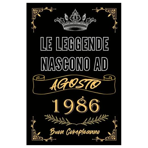 Le leggende Nascono Ad Agosto 1986: Idea Regalo di compleanno 37 anni originale per donne e uomini / Quaderno a righe"