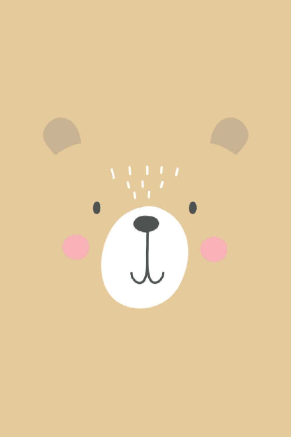 Bear Notebook: Cute Light Brown Bear Journal - Lined Notebook Journal for Writing - 6 x 9 Inches - 110 Pages (Kawaii Zoo Collection)