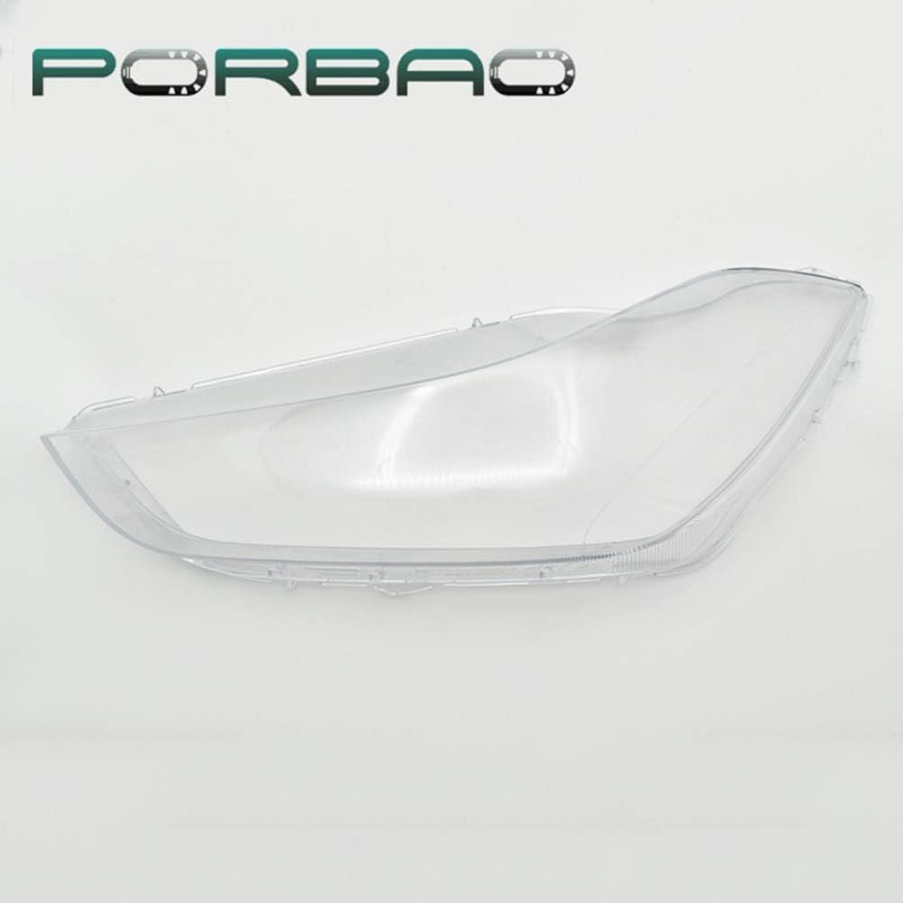 PORBAO for GHIBLI Left Right Side Headlight Headlamp Lens Clear Lens Cover (1 Pair)