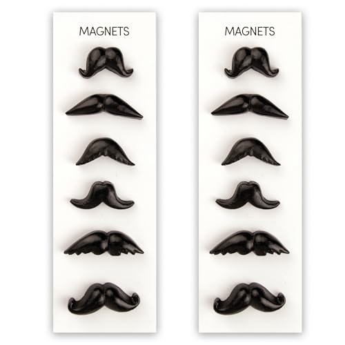 Set de 12 Imánes Decorativos de Bigote miniatura 1