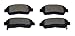 Monroe FX562 ProSolution Semi-Metallic Brake Pad