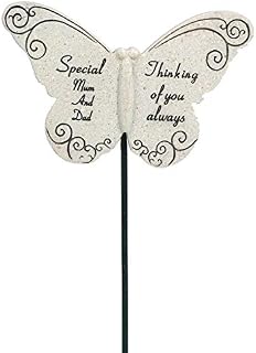Memorial Butterfly Special Mum and Dad Graveside Ornament