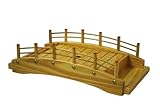 THY COLLECTIBLES Wooden Japanese Sashimi Sushi Bridge Plate Serving Tray 18'
