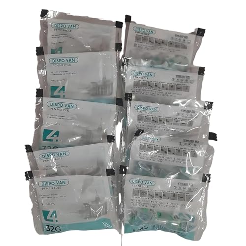 Image of Dispovan Insulin Pen Needle 32G - Sterile Single Use Medical Pen Needles - Compatible with Most Insulin Pens - Ultra Thin Comfort Fit - Safe Diabetes Care (20)