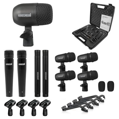 5 CORE Drum Microphone Kit 7-Piece Set