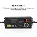 Einstellbares Netzteil 3V-12V Universal Netzteiladapter 60W 5A Verstellbarer Netzadapter AC/DC 100V-240V mit LED Spannungsanzeige für Haushaltsgeräte LED Beleuchtung, DVD, TFT