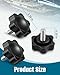 ULXIOM 3 Pack Gimbal Bracket Knobs Fit for Lowrance HDS-5 HDS-5M HDS-7 HDS-8 HDS-10 Elite7 Hook7