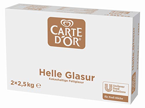 Helle Glasur Palmölfrei (Kakaohaltige Fettglasur, 2 Blöcke à 2,5kg, einzeln und lichtgeschützt verpackt) Cover