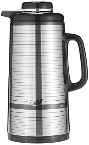 Image of PEACOCK JAPAN VACUUM FLASK CI SSSM دلة بيكوك اليابانية (BLACK, 1.6 L)