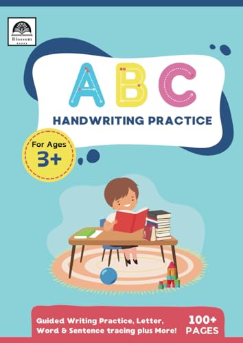 Abc Handwriting Practice For Ages 3+: Learn How To Write The Alphabet