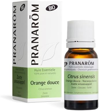 PRANAROM Aceite Esencial Naranja Dulce Bio – Estrés y Digestión –...