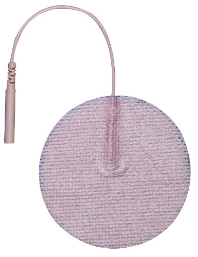 3B Scientific W63205 Round Comfort-Stim Elite Tan Spunlace Electrodes, 2