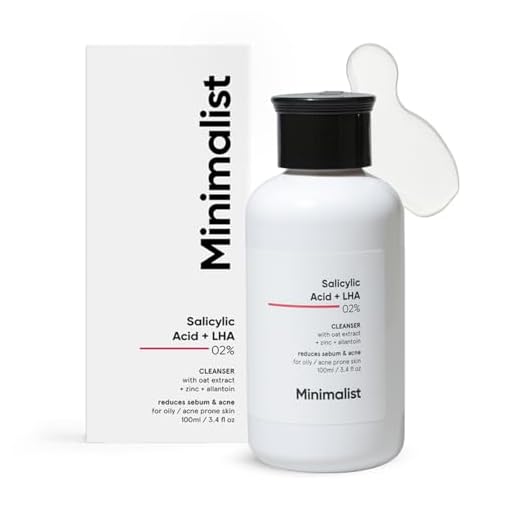 Minimalist Anti-Acne Salicylic Acid 2% Face Wash For Oily & Acne Prone Skin | With LHA for Pore Cleansing, Oil Control & Sebum Regulation | Cleanser for Women & Men | 100 ml