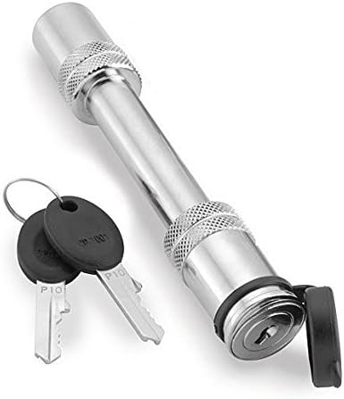 Black Horse Hitch Lock Stainless Steel,Compatible 1.25in Hitch Receiver car,Truck and SUV-HL-200