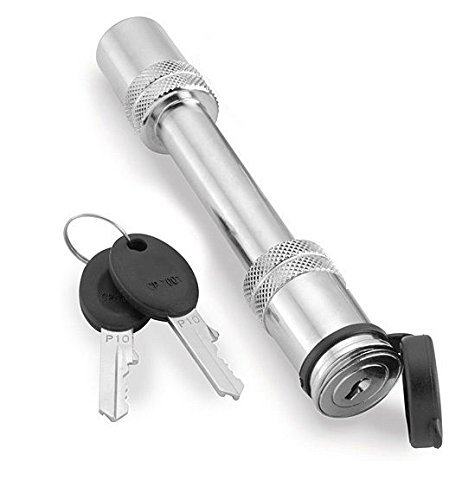 Black Horse Hitch Lock Stainless Steel,Compatible 1.25in Hitch Receiver car,Truck and SUV-HL-200