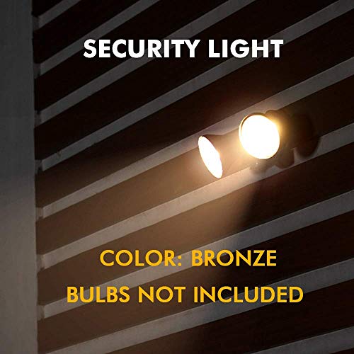 Lutec 6211Bz-Pir23A 300 Watt Halogen Motion Activated Integrated Dual-Head Floodlight Outdoor thumb #3