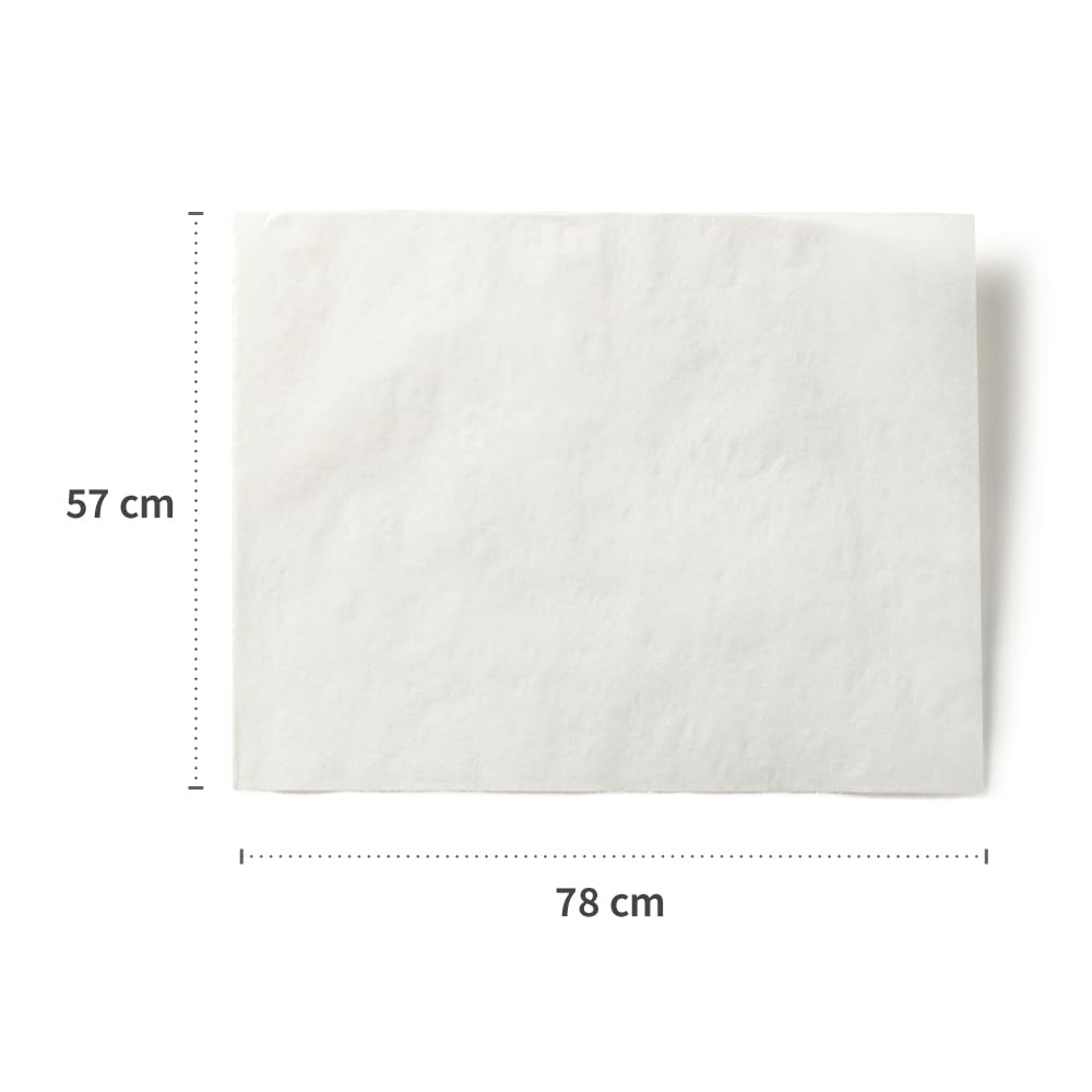 1 Stück Hygostar Backpapier Light, Bogen | Silikon-Beschichtung, weiß, L: 78cm, B: 57cm, 500 Stück/Karton, Karton, Backpapier, Pergamentpapier, Backblätter