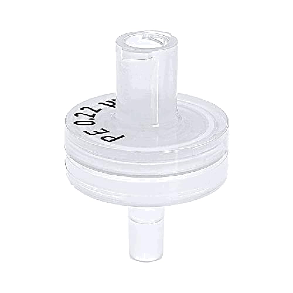 GVS Filter Technology, Filtro de jeringa, ABLUO, 13mm, Membrana PE, 0.5µm, alojamiento PP, 100/pc