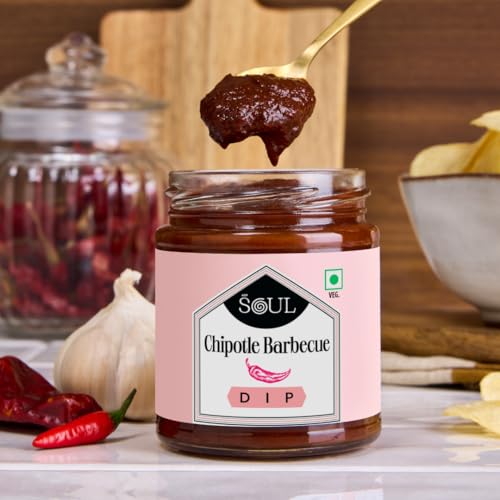 Image of ADF Soul Chipotle Barbecue Dip | Smoky & Spicy Sauce With Chipotle Peppers & Barbecue Flavour | Ideal With Fries & Grilled Foods | 200g.