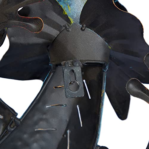 Deco 79 Eclectic Metal Lizard Wall Decor, 28" X 13" X 5", Green #TOP6