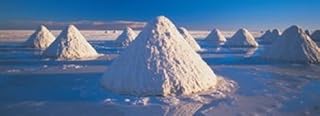Posterazzi PPI111066S Pyramids on Salt Flat Salar de Uyuni Potosi Bolivia Poster Print, 18 x 7, Varies