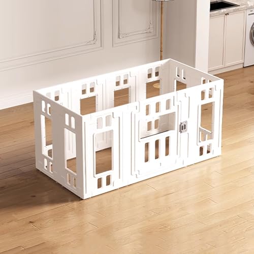 ペットサークル 折りたたみ 小型犬 高さ60cm サークル 犬 室内 扉付き 自由に組み合わせ可能 ドッグラン フェンス 屋外 軽量 持ち運び便利 家、アパート、庭用(122*62*60cm)