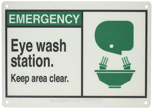 Lavage des yeux Brady 122753 transparent contre les projections
