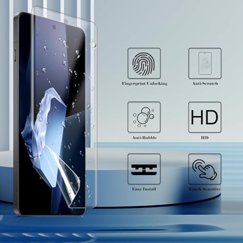 Image of SHILD Silicone-(2 Pack Screen Protector Guard for Oneplus 13R Cellphone Design (6.8-Inch Screen Size)|Transparent Screen Guard for Oneplus 13R-Fingerprint Support /S Pen Compatible /Hd