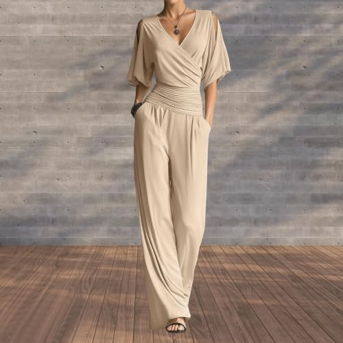 Mono para bodas de pierna ancha ideal como invitada de gala 4