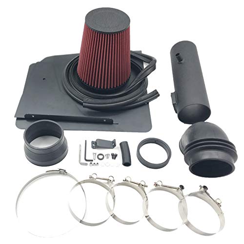 Cold Air Intake System Kit fit for 2012-2015 Chevy Camaro 3.6L V6 (Black Tube & Red Filter) by MOOSUN - Used condition - Image 3