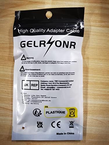 GELRHONR Micro USB 5pin Male to USB B Female Panel Mount Type Cable 30cm with Screws,U-type USB B to Standard B Printer Cable-Black