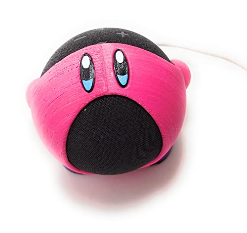 Suporte Echo Dot 5a Geração Modelo Pokémon Kirby Rosa Choque