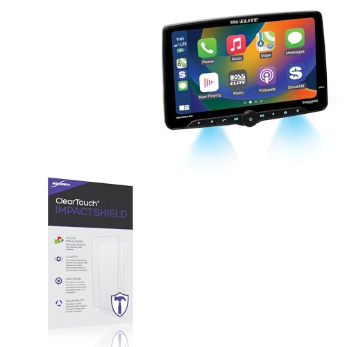 BoxWave Screen Protector Compatible with BOSS Audio Elite BE12ACP.WX - ClearTouch ImpactShield (2-Pack), Impenetrable Screen Protector Flexible Film