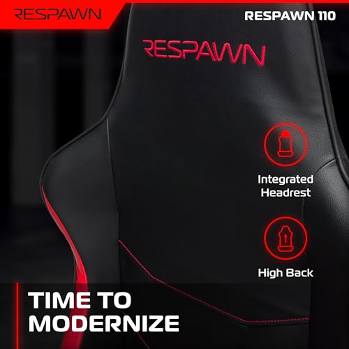 Image of Respawn 110 Gaming Chair, Ergonomic Office Chair with Headrest