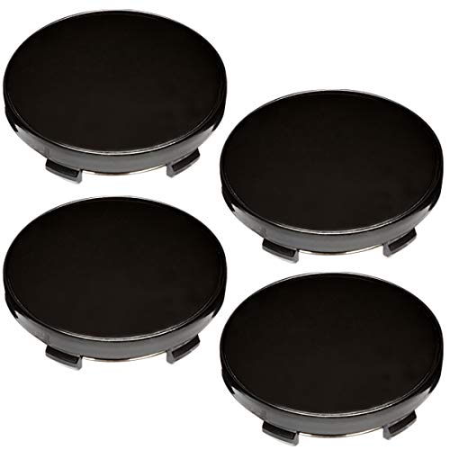 [ネグエス] ホイールセンターキャップ 60mm ボア径56mm センターキャップ 4個 汎用品 全3色 ブラック&ピアノブラック - Negesu(ネグエス) - 商品画像