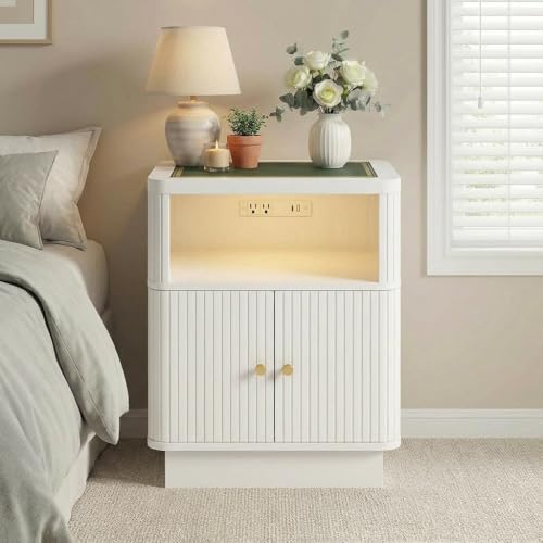 LED Night Stand with Charging Station