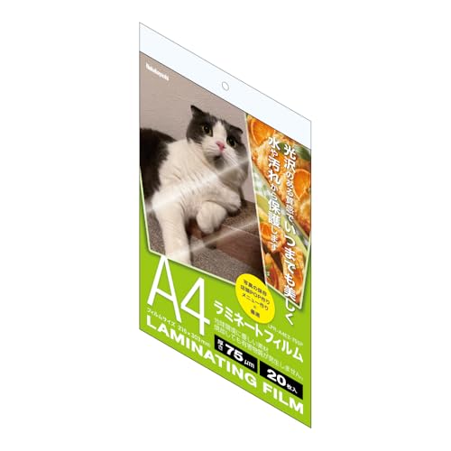 ナカバヤシ ラミネートフィルム75−20/A4 LPR-A4E2-75SP
