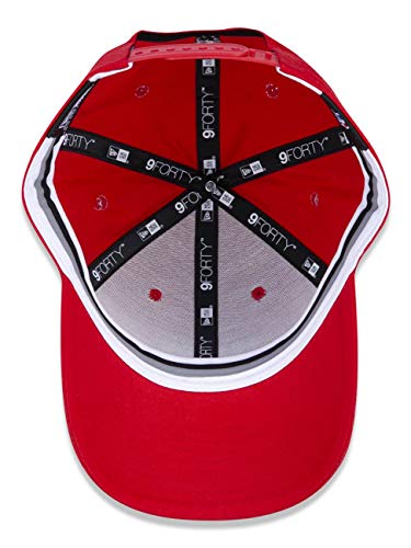 BONE 9FORTY NBA CHICAGO BULLS COLOR STRIPE CITY ABA CURVA SNAPBACK VERMELHO New Era