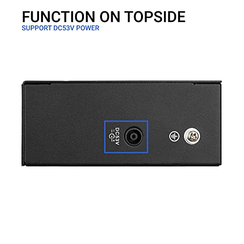 Bv-Tech 10 Port Poe+ Industrial Din Rail Switch (8 Poe+ Ports | Gigabit Ethernet & Sfp Uplink) – 96W – 802.3At #TOP6