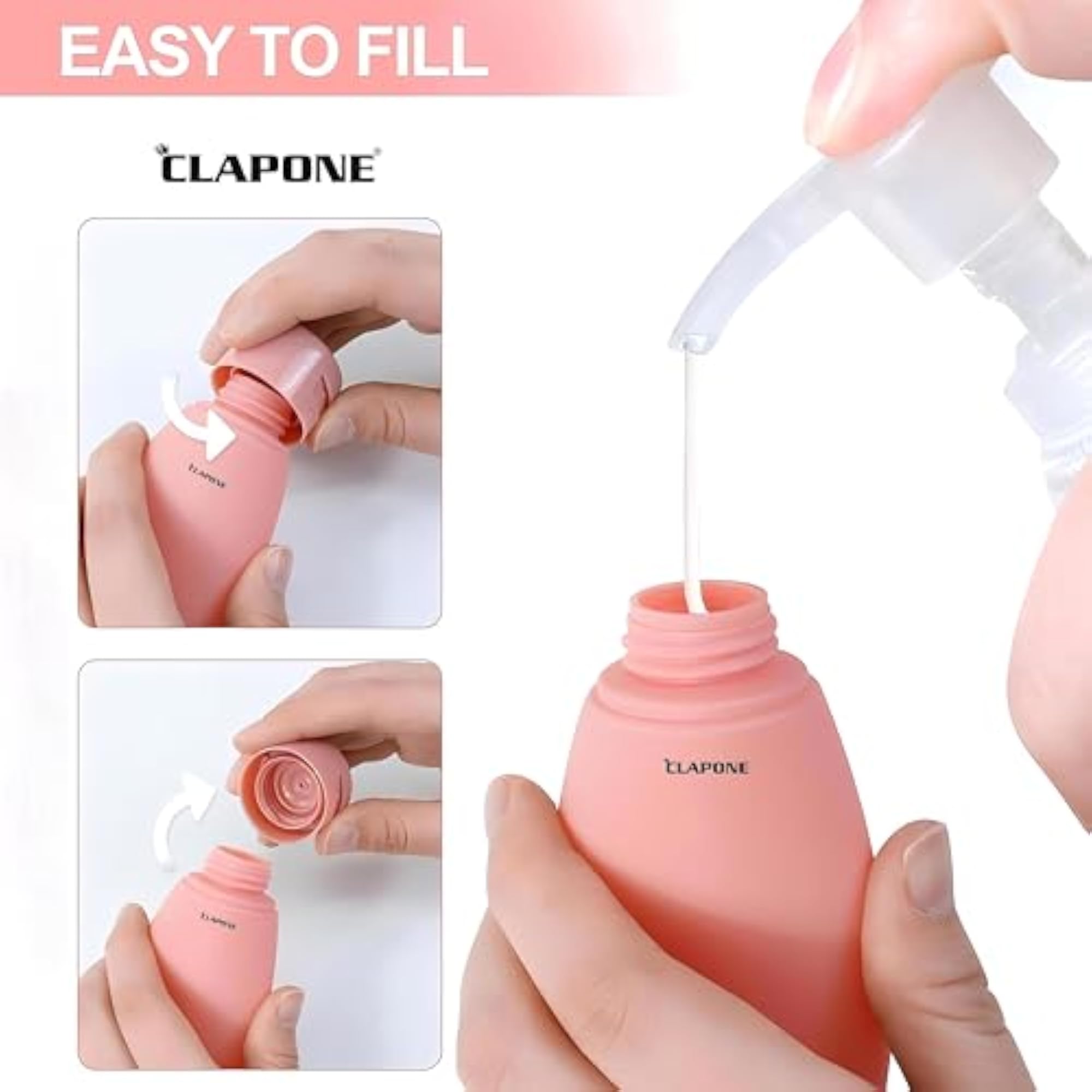 1 Piece Travel Bottles Leakproof & Refillable 60ml