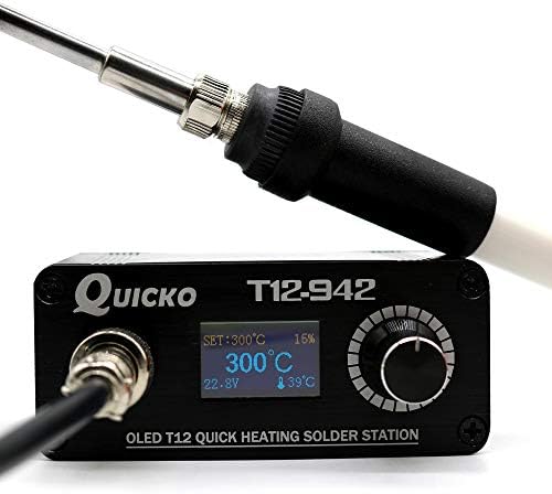 Mini T12-942 Soldering Station Kit OLED DIY Solder Electric Tools Welding Iron Tips Temperature Controller with K-Tips and Handle