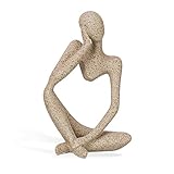 kunst skulpturen beschreiben [Abstrakte Skulptur] Eine abstrakte Mannstatue, die aus einem festen Block aus dichtem Sandstein gemeißelt wurde. Einfaches aber einzigartiges Design, sehr stilvoll.