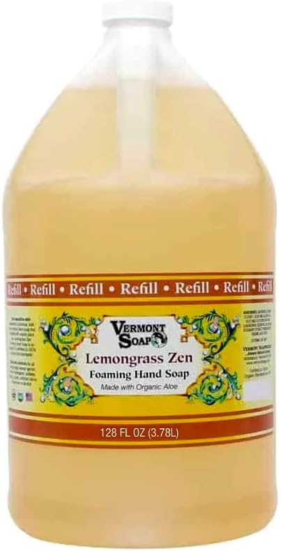 Vermont Soap Organics - Lemongrass Foaming Hand Soap Gallon Refill