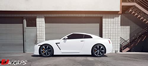 Image of Matte White Car Wrap Vinyl Roll with Air Release 3MIL-VViViD8 (50ft x 5ft (Full Car Wrap Roll))