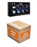 Autoradio Einbaupaket für Alpine ILX-W690D kompatibel mit Toyota RAV4 3 Schwarz | Apple CarPlay...