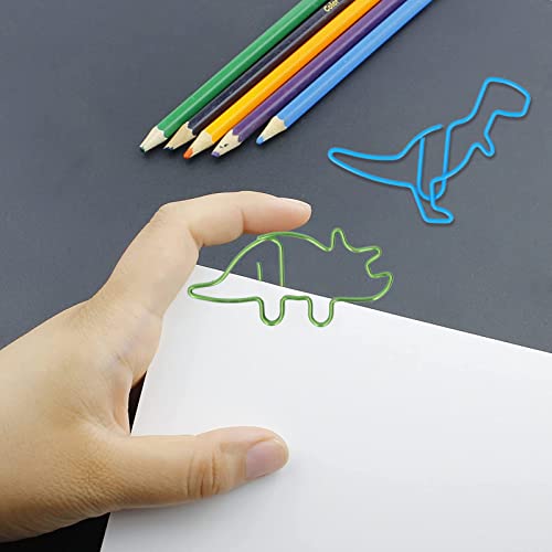 Clipes de Papel Em Forma, Clipes de Papel Em Forma de Dinossauro Hipopótamo Material de Metal para D